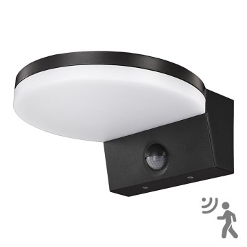 Top Light - LED Applique murale extérieure avec détecteur NOVARA LED/15W/230V IP65 noir