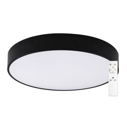 Top Light - LED Dimbare badkamer plafondverlichting PETAL LED/48W/230V IP44 3000-6500K diameter 48 cm zwart + afstandsbediening