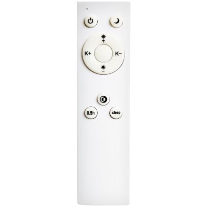 Top Light - LED Dimbare badkamer plafondverlichting PETAL LED/48W/230V IP44 3000-6500K diameter 48 cm zwart + afstandsbediening