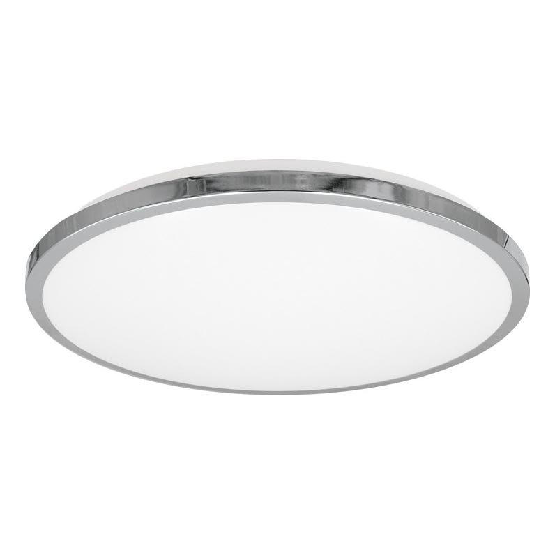 Top Light - LED Badkamer plafondlamp SILVER LED/10W/230V IP44 3000/4000/6500K diameter 29 cm glanzend chroom