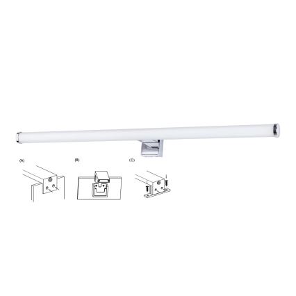 Top Light - LED Badkamer spiegelverlichting OREGON LED/9W/230V 60 cm IP44