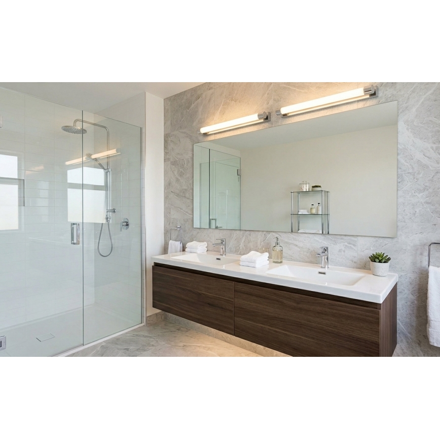 Top Light - LED Spiegelverlichting voor de badkamer TURIA LED/12W/230V 3000/4000/6500K IP44 60 cm glanzend chroom