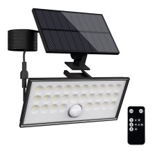 Top Light - LED Buiten zonne- Schijnwerper met sensor HELEON VARIO LED/8W/3,7V IP65 4000K + afstandsbediening