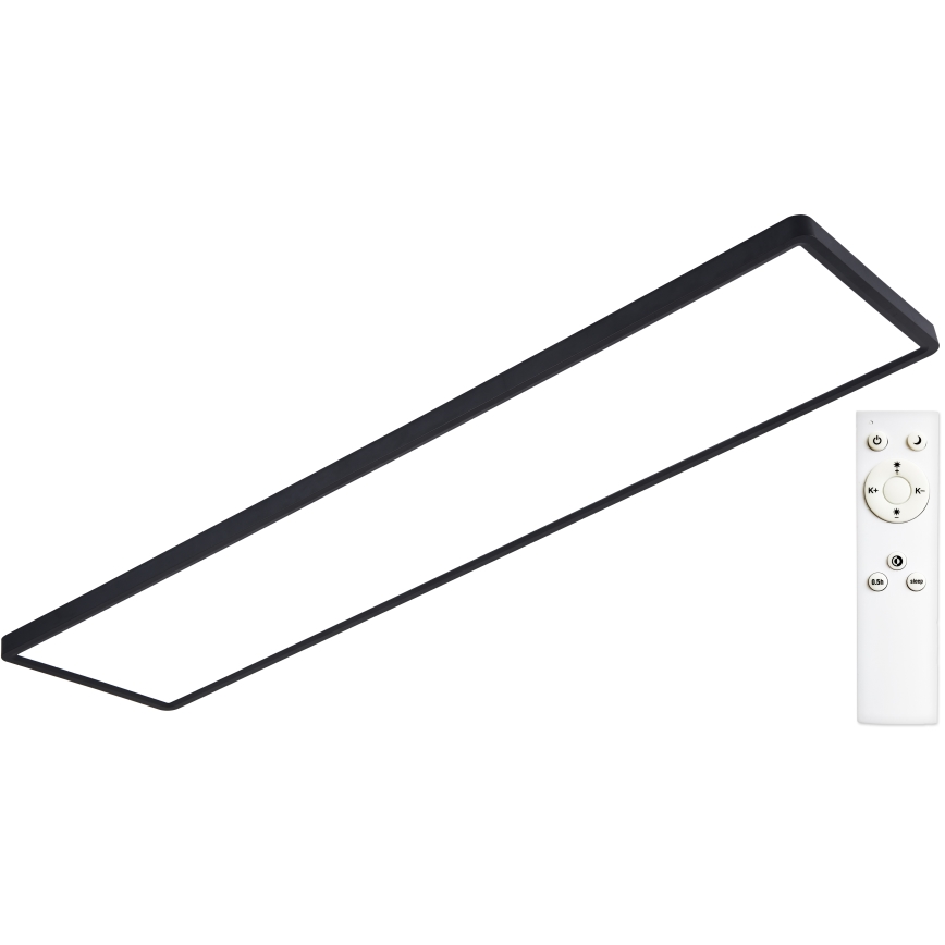 Top Light - LED Dimbaar bevestigd lichtpaneel REVIT LED/70W/230V 3000-6500K 120x30 cm zwart + afstandsbediening