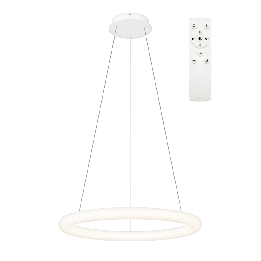 Top Light - RINGO dimbare pendellamp aan kabel LED/40W/230V 3000-6500K wit + afstandsbediening