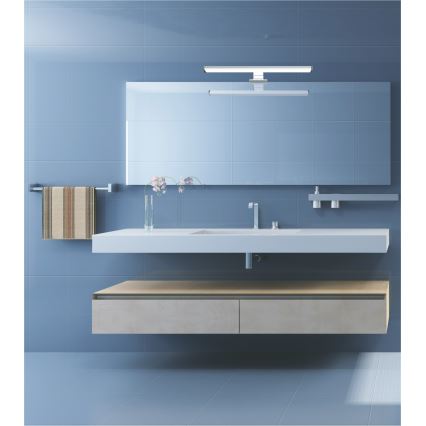 Top Light - Éclairage LED pour miroir de salle de bains TEXAS MAX LED/12W/230V 3000/4000/6500K IP44 78 cm chrome mat