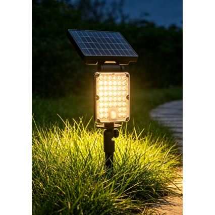 Top Light - Luminaire solaire LED avec capteur 3 en 1 ZENITH LED/10W/3,7V 3000/4000/6500K IP54 2400 mAh