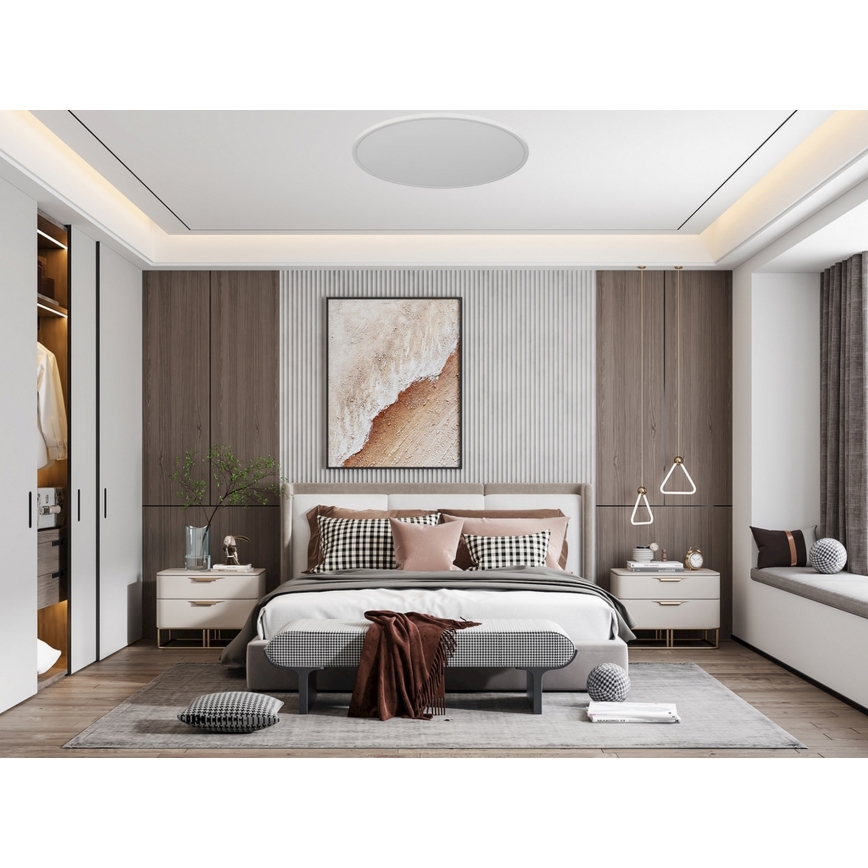 Top Light - LED Plafondlamp REVIT LED/24W/230V 3000/4000/6500K diameter 30 cm wit
