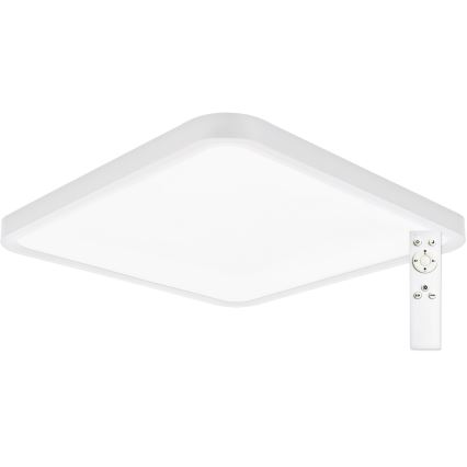 Top Light - Dimbare LED Plafondlamp REVIT LED/36W/230V 3000-6500K 40x40 cm wit + afstandsbediening