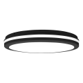 Top Light - LED plafondlamp voor badkamer COMET LED/40W/230V 3000/4000/6500K IP54 zwart Ø 40 cm