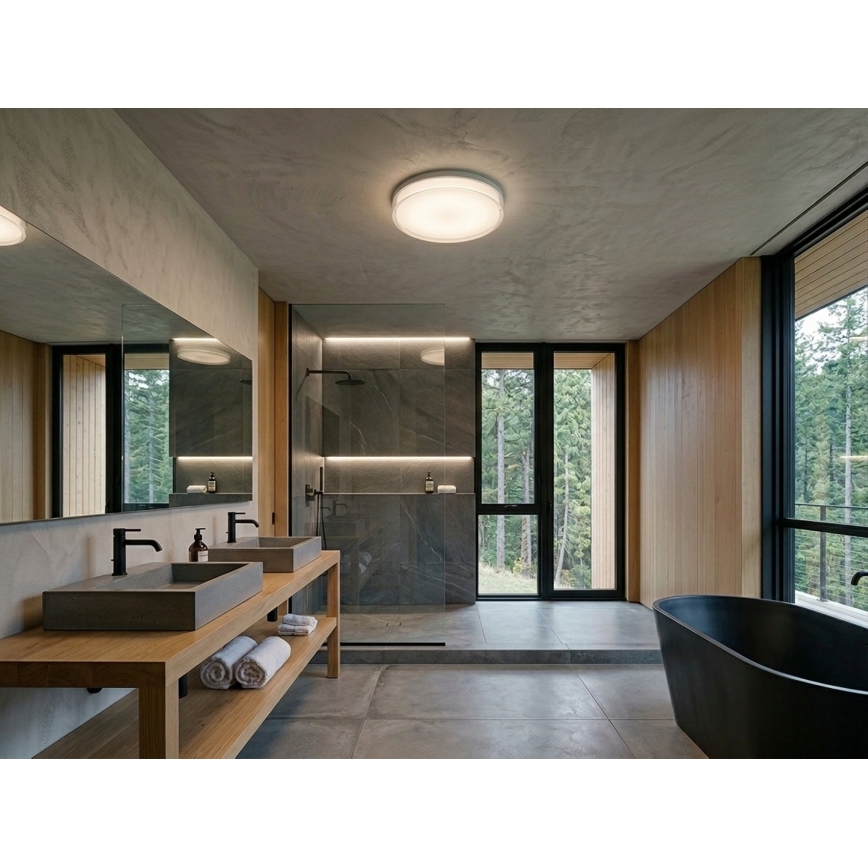 Top Light - LED plafondlamp voor de badkamer NEXUS LED/24W/230V 3000/4000/6500K IP44 diameter 28 cm wit