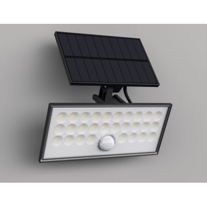 Top Light - LED Solar wand Schijnwerper met sensor HELEON VARIO LED/8W/3,7V IP65 4000K 2200 mAh + afstandsbediening