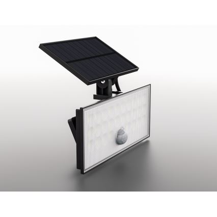 Top Light - LED Solar wand Schijnwerper met sensor HELEON VARIO LED/8W/3,7V IP65 4000K 2200 mAh + afstandsbediening