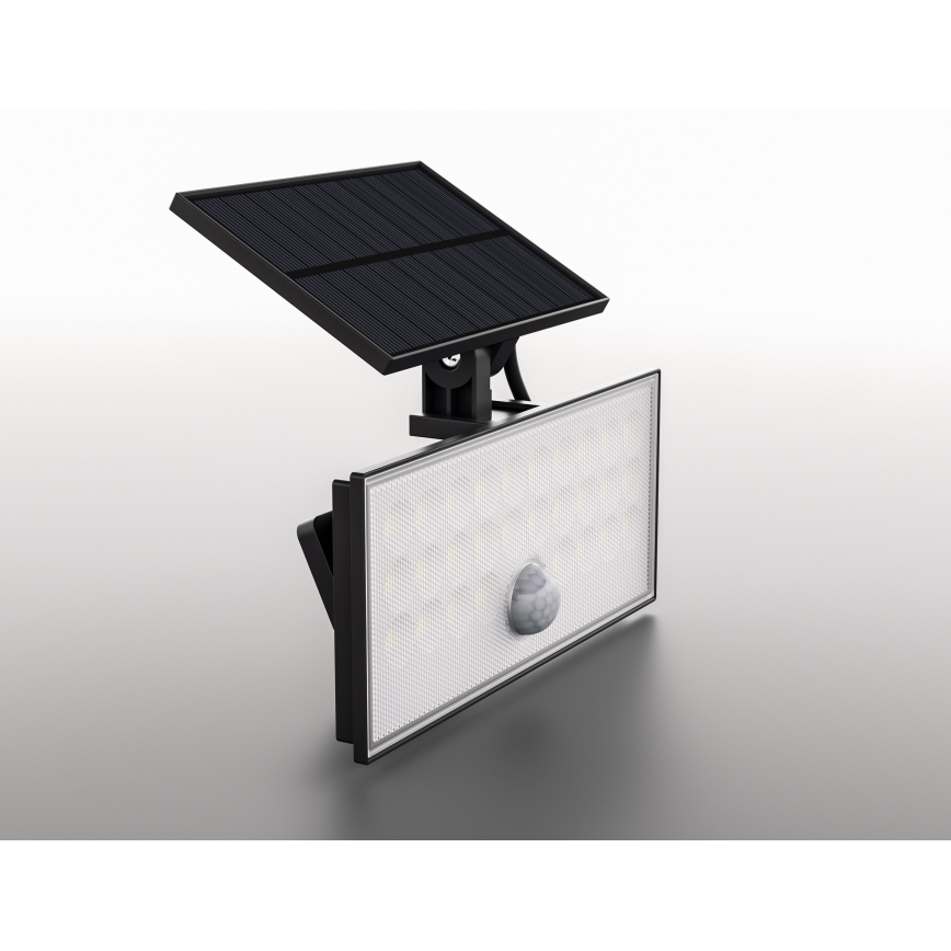 Top Light - LED Solar wand Schijnwerper met sensor HELEON VARIO LED/8W/3,7V IP65 4000K 2200 mAh + afstandsbediening