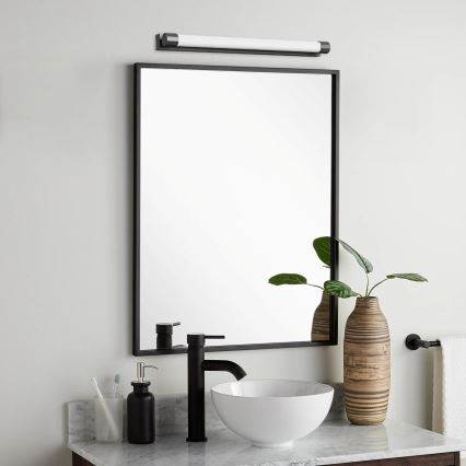 Top Light - LED-spiegelverlichting voor de badkamer TURIA LED/8W/230V 3000/4000/6500K IP44 40 cm zwart
