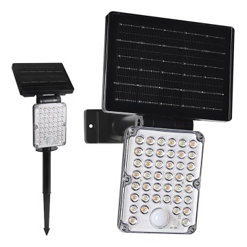 Top Light - LED zonnelamp met sensor 3-in-1 ZENITH LED/10W/3,7V 3000/4000/6500K IP54 2400 mAh