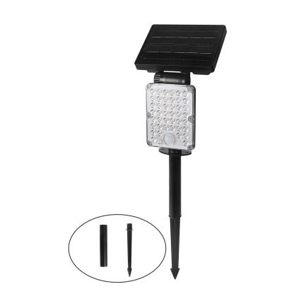 Top Light - LED zonnelamp met sensor 3-in-1 ZENITH LED/10W/3,7V 3000/4000/6500K IP54 2400 mAh
