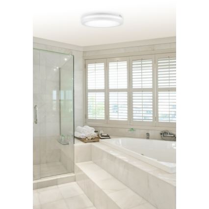 Top Light - Luminaire LED salle de bain COMET LED/15W/230V 3000/4000/6500K IP54 d. 20 cm blanc