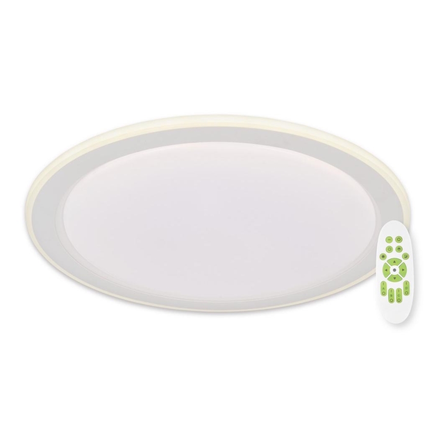 Top Light - Plafonnier à intensité variable LED NORMAN LED/60W/230V d. 49 cm blanc + télécommande