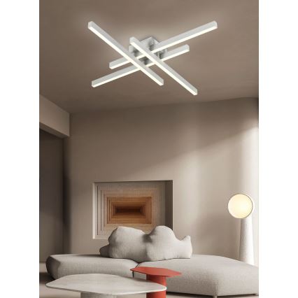 Top Light - Plafonnier LED à intensité variable CROSS LED/50W/230V 3000-6500K + télécommande