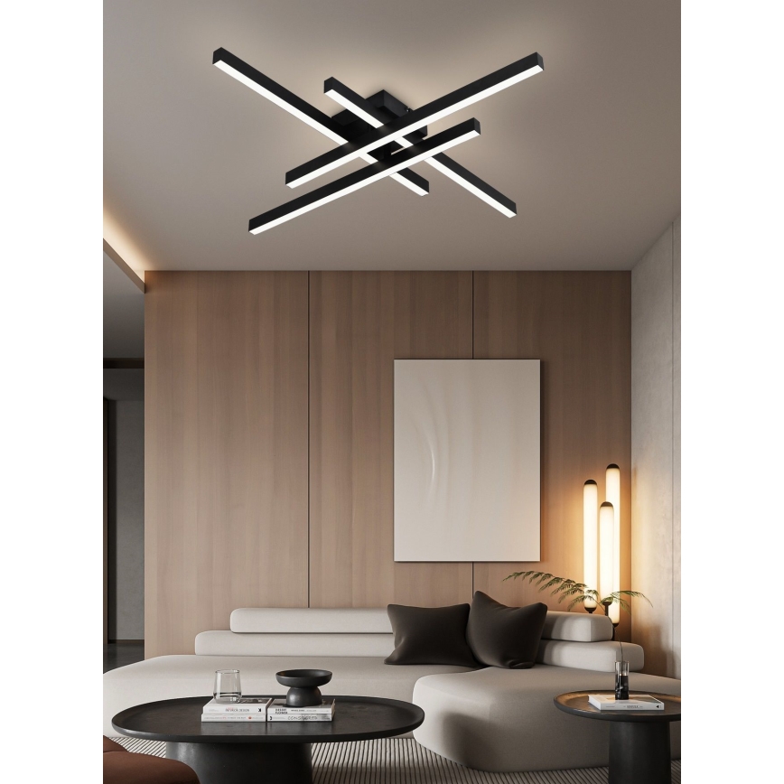 Top Light - Plafonnier LED à intensité variable CROSS LED/50W/230V 3000-6500K + télécommande