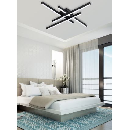 Top Light - Plafonnier LED à intensité variable CROSS LED/50W/230V 3000-6500K + télécommande