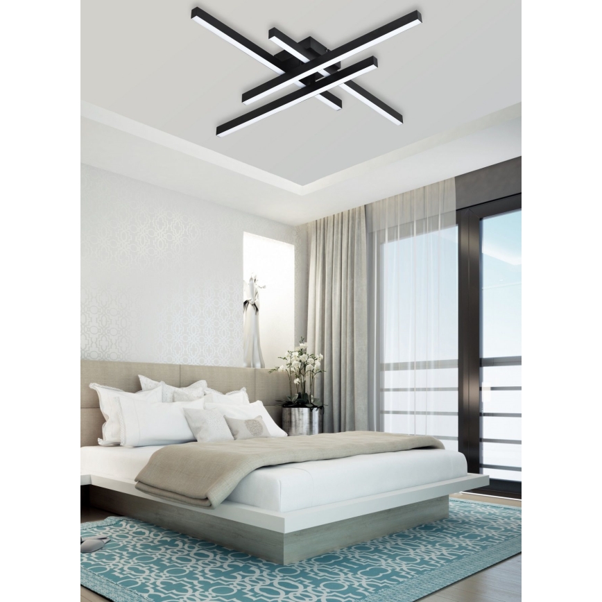 Top Light - Plafonnier LED à intensité variable CROSS LED/50W/230V 3000-6500K + télécommande