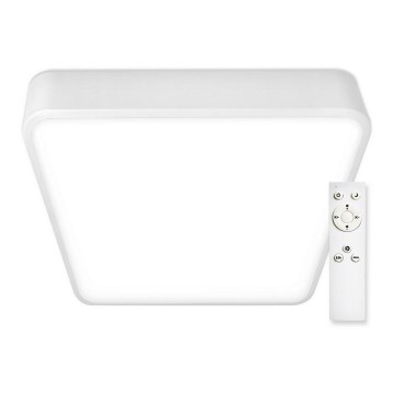 Top Light - Plafonnier LED à intensité variable LED/51W/230V carré blanc + télécommande