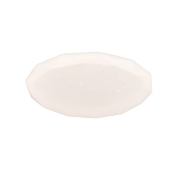 Top Light - Plafonnier LED dimmable pour salle de bains SPARKLE LED/60W/230V 3000-6500K IP44 Ø 49 cm blanc + télécommande