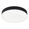 Top Light - Plafonnier LED pour salle de bains SPIRIT, 24 W, 230 V, 3000/4000/6500 K, IP44, Ø 30 cm, noir