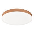 Top Light - Plafonnier LED pour salle de bains SPIRIT LED/36W/230V 3000/4000/6500K IP44 Ø 40 cm brun