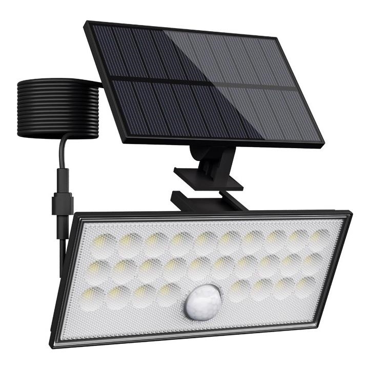 Top Light - Projecteur mural solaire avec détecteur HELEON VARIO LED/8W/3,7V IP65 4000K 2200 mAh + Télécommande