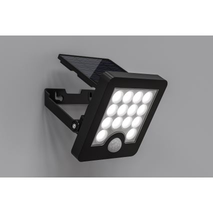 Top Light - Projecteur mural solaire avec détecteur HELEON S LED/5W/3,7V IP65 4000K 1800 mAh