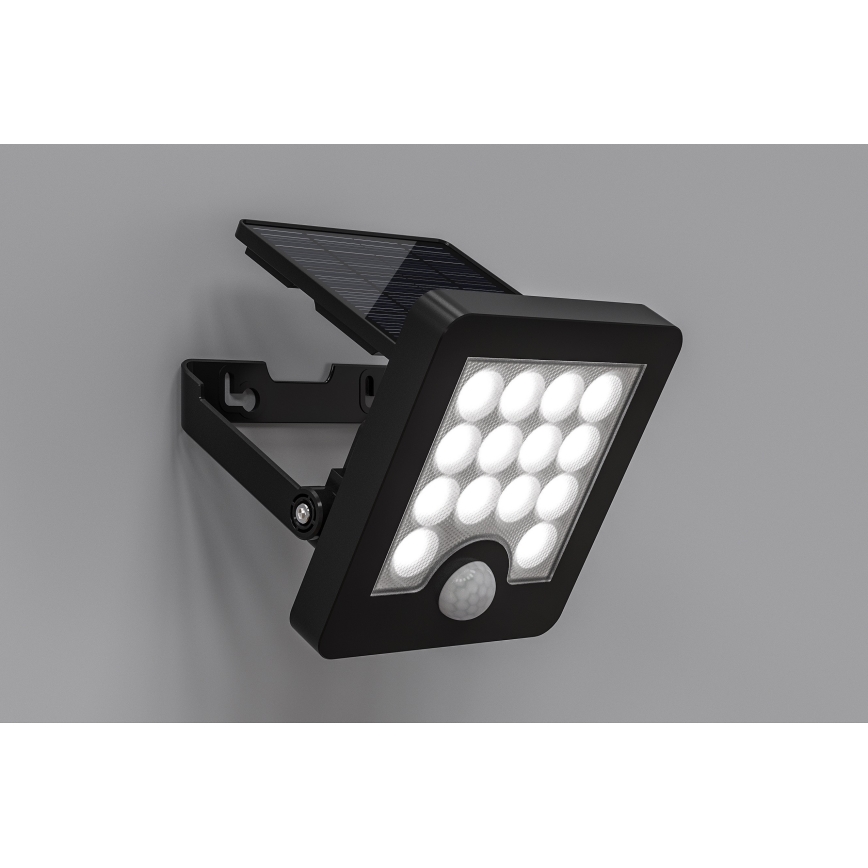Top Light - Projecteur mural solaire avec détecteur HELEON S LED/5W/3,7V IP65 4000K 1800 mAh