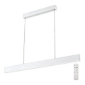 Top Light - Suspension filaire à intensité variable LED LINE LED/30W/230V blanc + télécommande