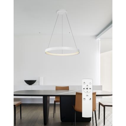 Top Light - Suspension filaire à intensité variable ORBIT LED/40W/230V 3000-6500K d. 50 cm blanc + télécommande