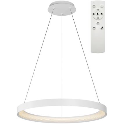Top Light - Suspension filaire à intensité variable ORBIT LED/40W/230V 3000-6500K d. 50 cm blanc + télécommande