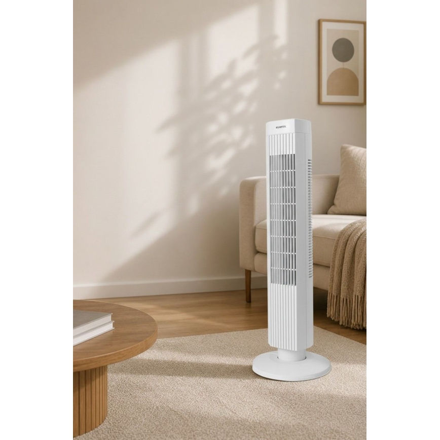 Torenventilator 50 W/230 V, 74,5 cm, wit