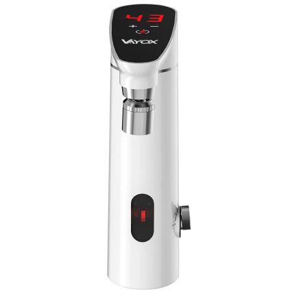 Touchdoorstroomverwarmer met sensor en LED-display 3000W/230V IPX4 wit
