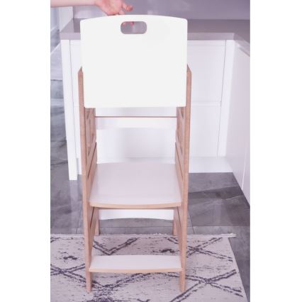 Tour d'apprentissage KULE 90x50 cm marron/blanc
