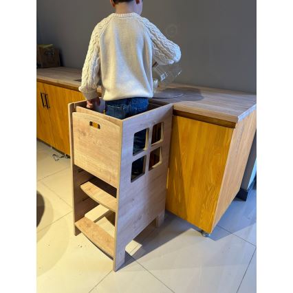 Tour d'apprentissage KULE 90x50 cm marron