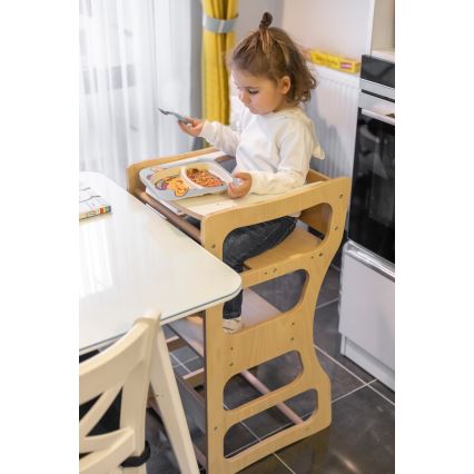 Tour d'apprentissage TWINN 83x45 cm marron