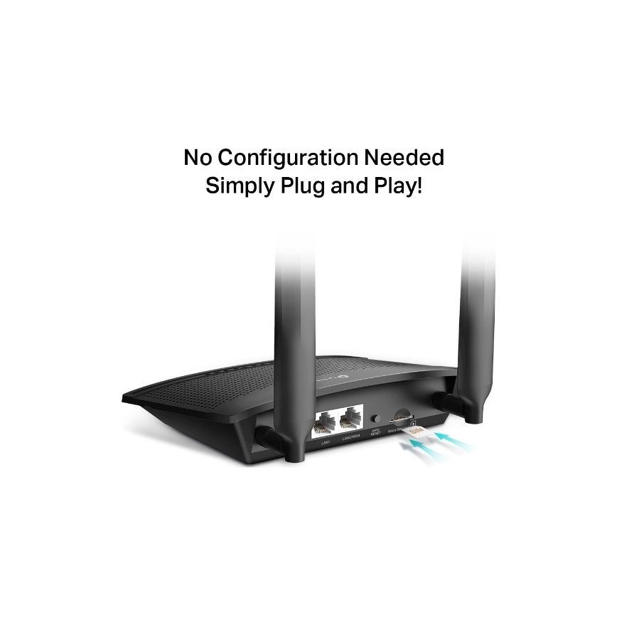 TP-Link - 300 Mbps Wireless N-router met 4G LTE