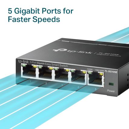 TP-Link - 5-poorts Gigabit Easy Smart Switch