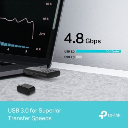 TP-Link - Adaptateur USB sans fil double bande Wi-Fi 6 Archer TX20U