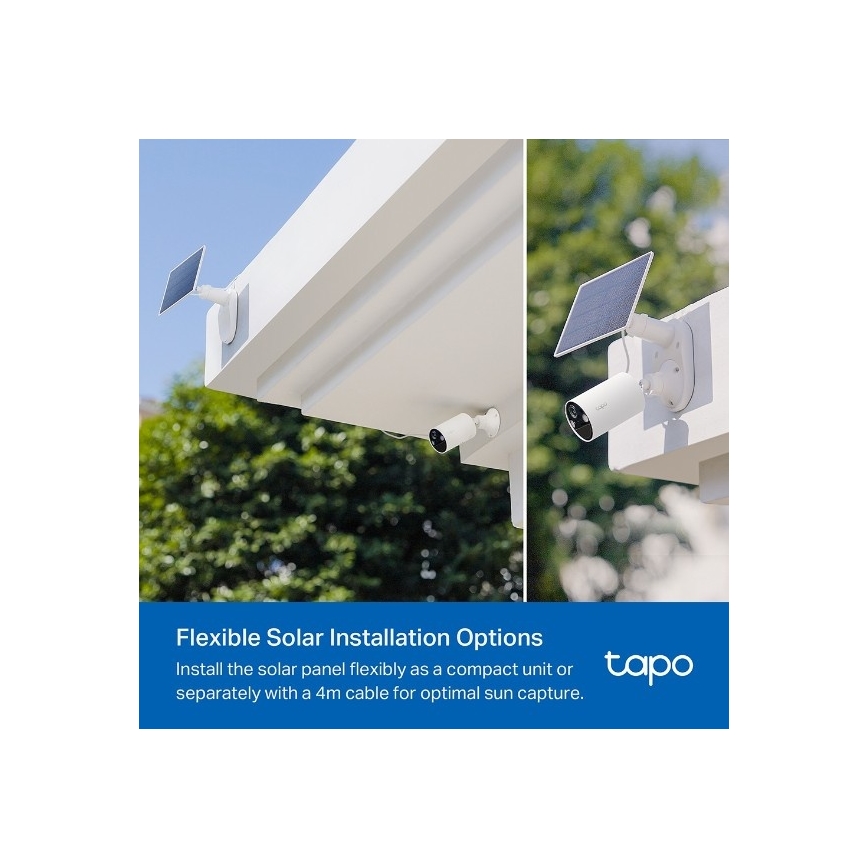 TP-Link - Buiten zonnecamera IP65 Wi-Fi