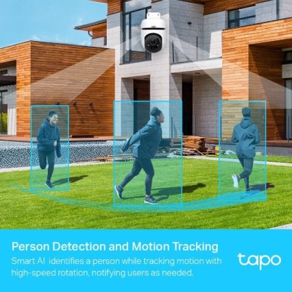 TP-Link - Buitencamera met bewegingssensor, IP65, Wi-Fi