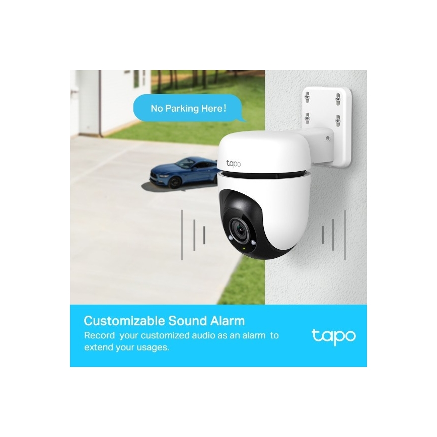 TP-Link - Caméra extérieure avec capteur IP65 Wi-Fi