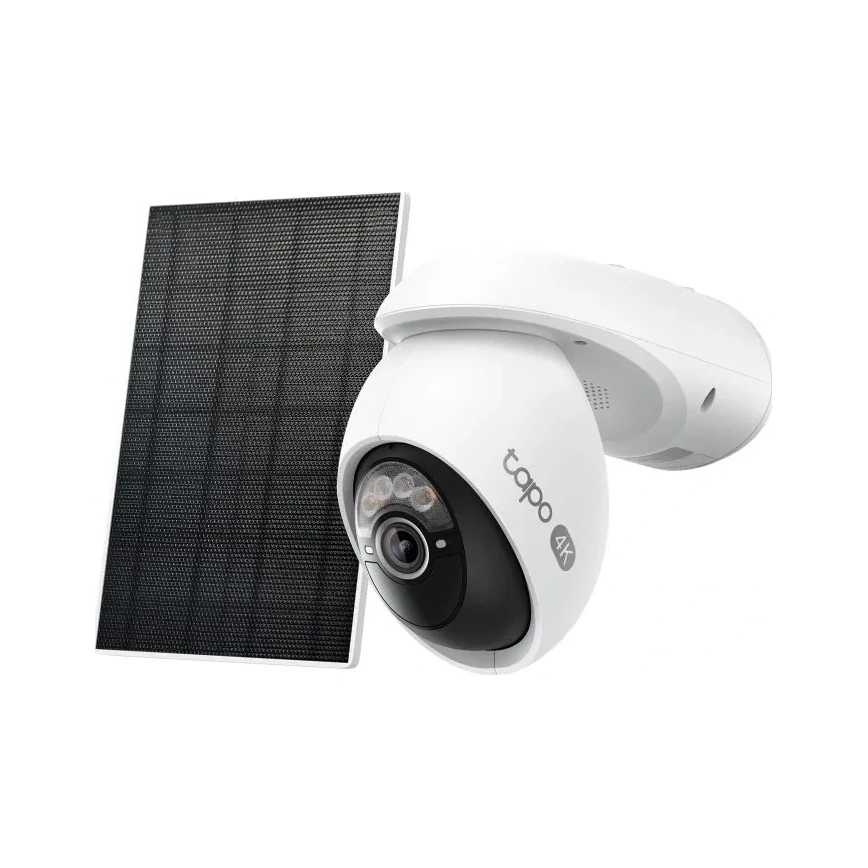 TP-Link - Caméra solaire d'extérieur avec capteur, IP65, Wi‑Fi