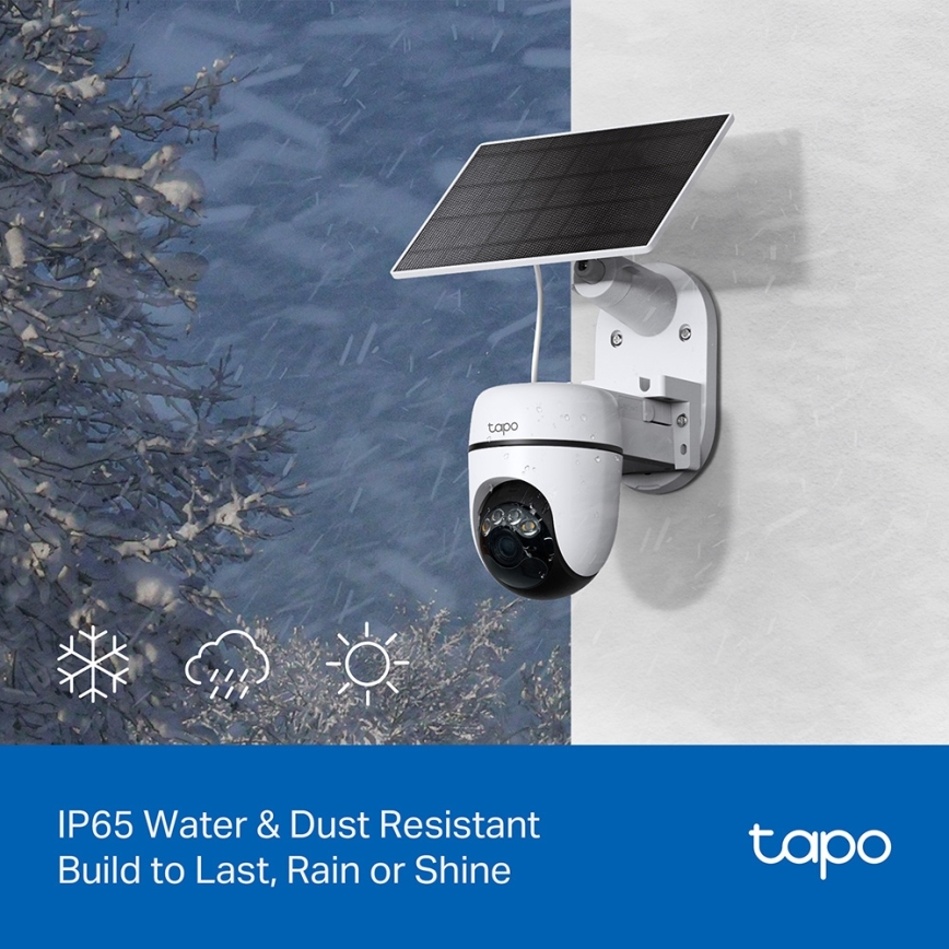 TP-Link - Caméra solaire intelligente 5V IP65 Wi‑Fi